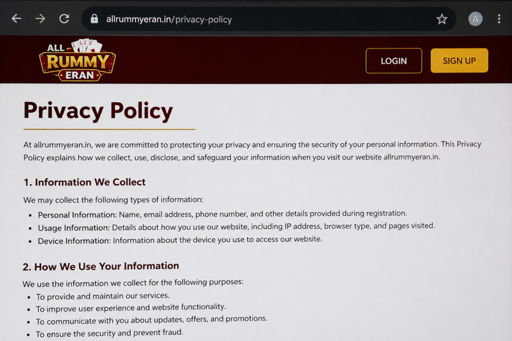 Privacy Policy
